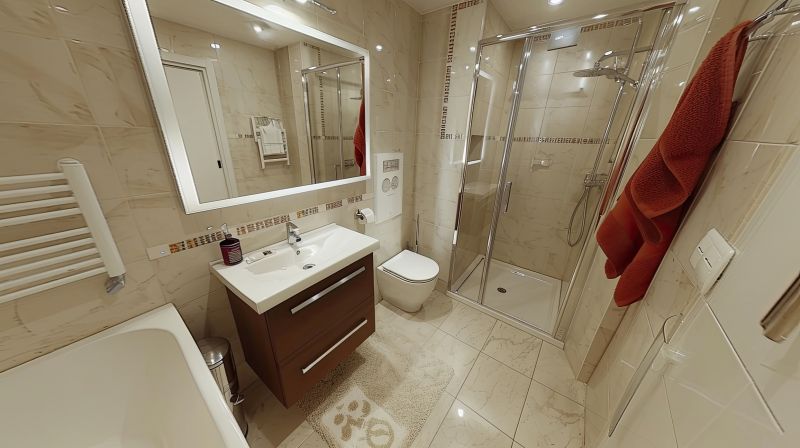 Contemporary vanity area